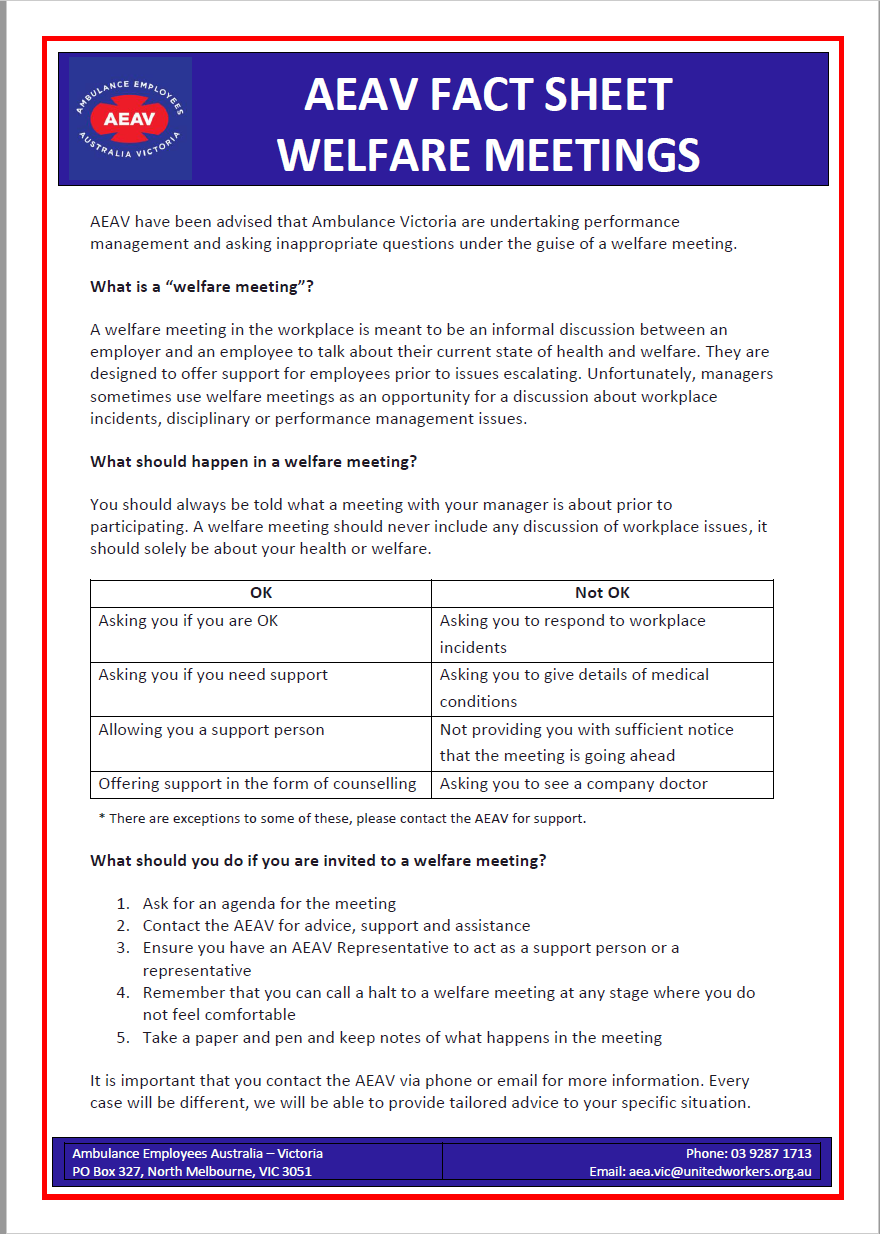 welfare-meetings-factsheet-ambulance-employees-australia-victoria